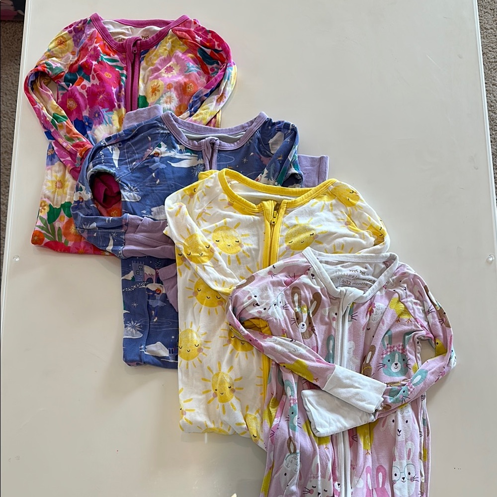 4 Colorful Baby sleepers